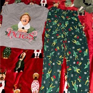 Elf Holiday Pajama Set